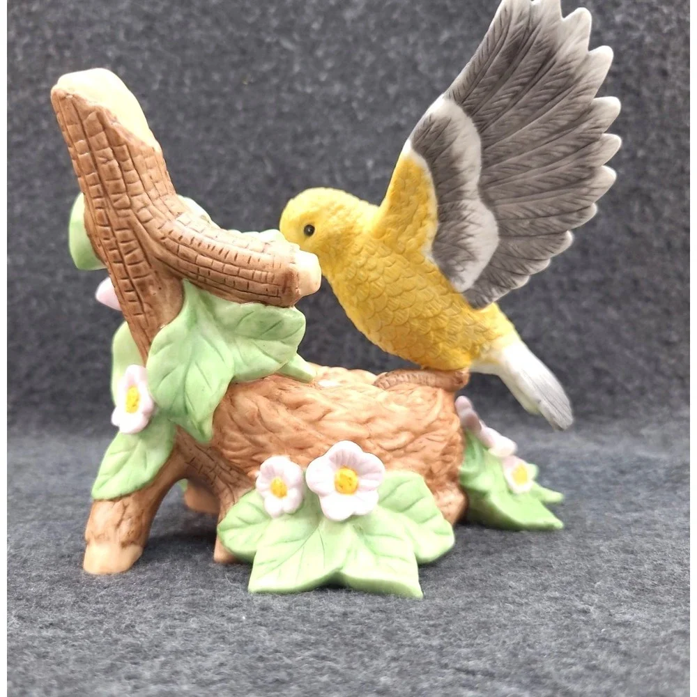 Lenox Goldfinch Female Bird Sculpture  5